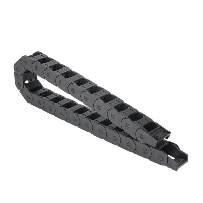 cnc machine accessories conveyor custom-made plastic drag chain semi-open flexible track