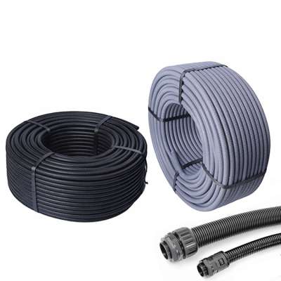 CNYY PE flexible corrugated hose 34.5mm electrical plastic pipe conduit for protecting cables with insulation and waterproof