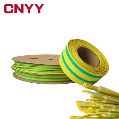 Decorative Dr 25 yellow and green  Heat Shrink tubing Wire and cable protection shrinkable tube insulation shrink tube