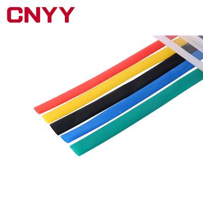 CNYY Diameter 25 Size 2:1 Ratio PE Insulation Thick Wall Heat Shrink Tube With Adhesive In High Voltage